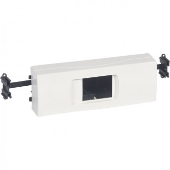 Суппорт LEGRAND для модульного оборудования 2 модуля для кабель-каналов DLP с шириной крышки 65 мм белый Суппорт LEGRAND для модульного оборудования 2 модуля для кабель-каналов DLP с шириной крышки 65 мм белый