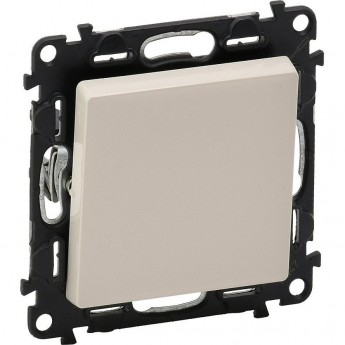 Выключатель LEGRAND Valena LIFE кнопочный 6А 250В с лицевой панелью безвинтовые зажимы слоновая кость