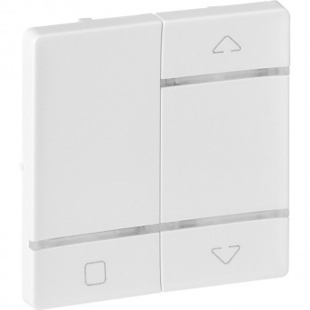 Лицевая панель LEGRAND Valena LIFE MyHome Play Zigbee для радиоуправляющего устройства управления жалюзи/рольставень белая