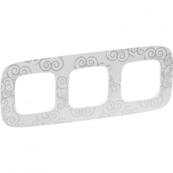 Рамка LEGRAND Valena ALLURE 3-постовая универсальная хром Рамка LEGRAND Valena ALLURE 3-постовая универсальная хром