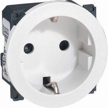 Лицевая панель LEGRAND Celiane для электрической розетки 2К+З, белый