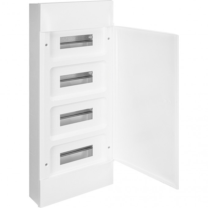 Пластиковый щиток LEGRAND PRACTIBOX S навесной (ЩРн-П) 4X12 белая дверь 135604